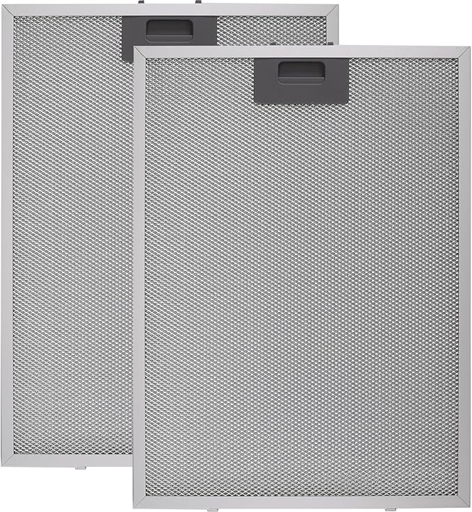 BPPFA30 Range Hood Filter Replacement 11-6/7" x 16-1/4" Stove Hood Vent Filter Broan Filters Aluminum Mesh Kitchen Exhaust Fan For Broan Range Hood Filters 2Pack