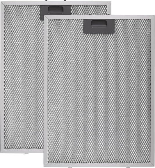 BPPFA30 Range Hood Filter Replacement 11-6/7" x 16-1/4" Stove Hood Vent Filter Broan Filters Aluminum Mesh Kitchen Exhaust Fan For Broan Range Hood Filters 2Pack