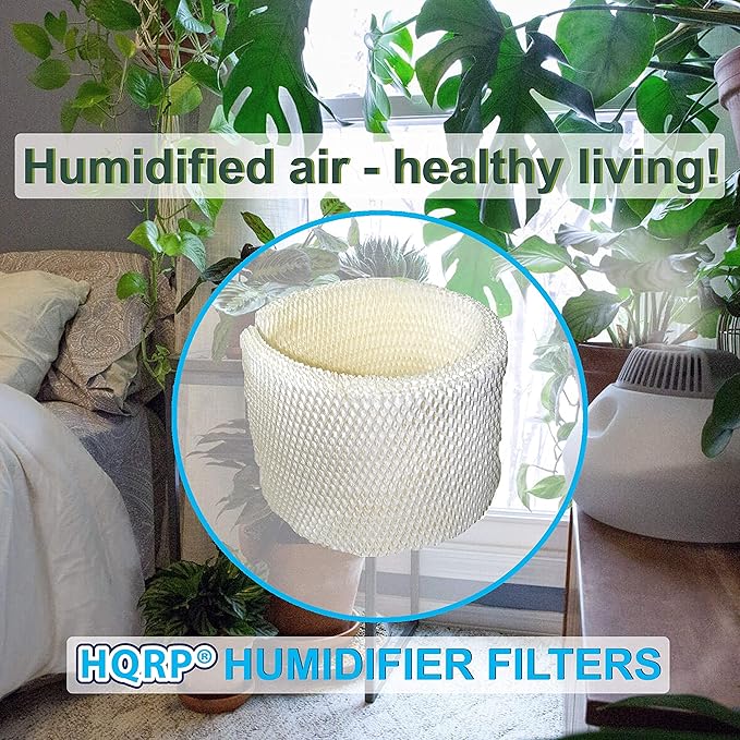 HQRP 2-Pack Wick Filter Compatible with Aircare Maf2, Ef2, MA0800, MA0600; Kenmore Sears 15508, 03215508000p, 15408, 154080, 17006, 29706 Humidifier