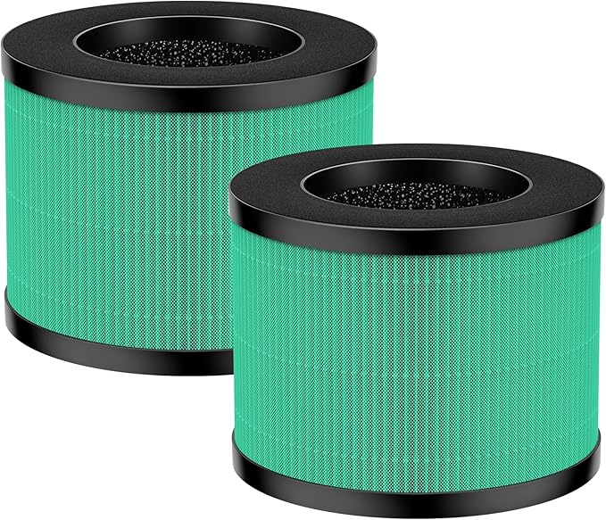 MK01 Replacement Filter Compatible with MK01, MK-06,Tolife TZ-K1, FreAire KN6391, Kloudi DH-JH01,POMORON MJ001H, MJ012H, Intelabe EPI080/EP1080 Air Purifier, 2 Pack - Pet Dander Version