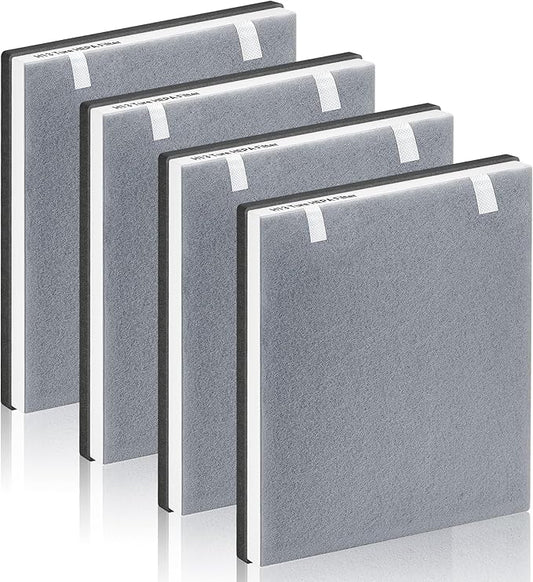 Vital 100 Replacement Filter Compatible With LEVOIT Vital 100 Air Purifier, 3-in-1 Great High-Efficiency Materials With Activated Carbon Filter, 4 Pack, By Improvedhand