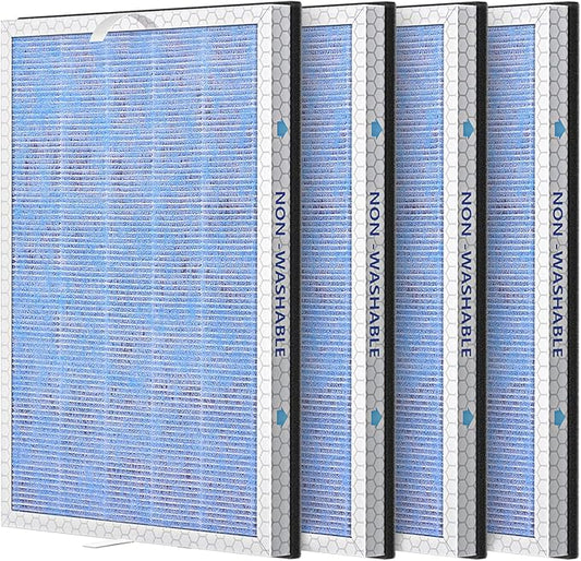 4 PACK MSA3/MSA3S HEPA Replacement Filter Compatible with Membrane Solutions MSA3 and MSA3S Device, 3-Stage HEPA Filter, 4 Pack