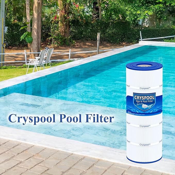 Cryspool® 08051 Filter Compatible with XStream CC1750, CCX1750RE, PXST175, C-8317, FC-1301, 175 Sq. Ft Pool Filter Cartridge, 1 Pack