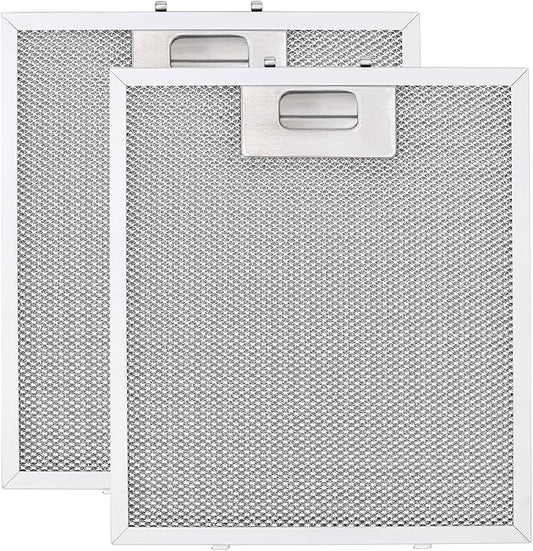 Upgraded Range Hood Filter Replacement 9x10.25Inch (230x260mm) 4-Layer S97018029 Aluminum Mesh Hood Vent Filter, HR Huare Technology Grease Filter, fits Broan B5 Series, Alternative 1932913, 2pack