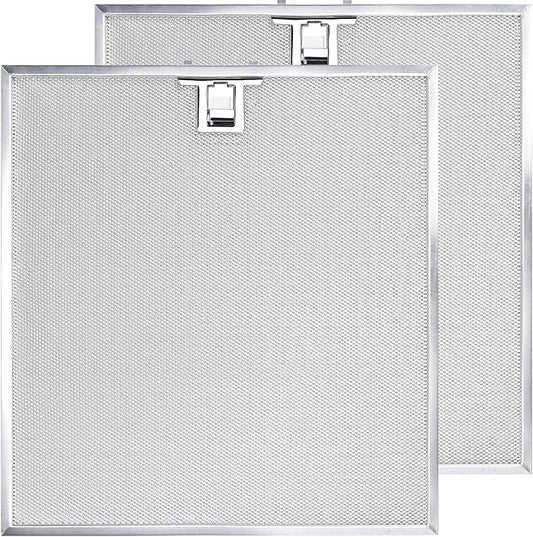 Range Hood Filter Replacement, 30 In Pyramid Wall Mount Range Hood Filters Replacement, Vissani-WA0575, Grease Filters 13.54x14.41Inch (344x366mm), Aluminum Vent Filter from Huare Technology, 2PCS