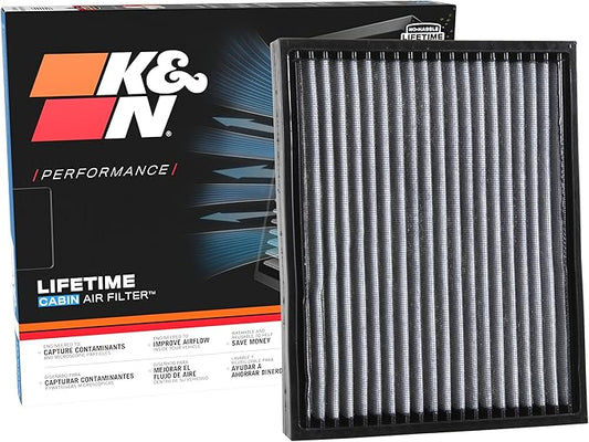 K&N LIFETIME Cabin Air Filter: Premium, Washable, Clean Air for your Cabin: Compatible with 2015-2026 FORD/LINCOLN: Expedition, F150, Raptor, F250, F350, F450, F550, Navigator, VF2049