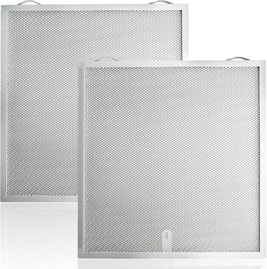 2 PCS 12-7/8 X 13-3/4 X 3/8 Inches Aluminum Mesh Range Hood Grease Filter Compatible with Broan-NuTone Range Hood BKSA1 BNSC1 TEN1 AHSA1 NKSA2 BKSA2 VBNSA1 Replace#: S99010436