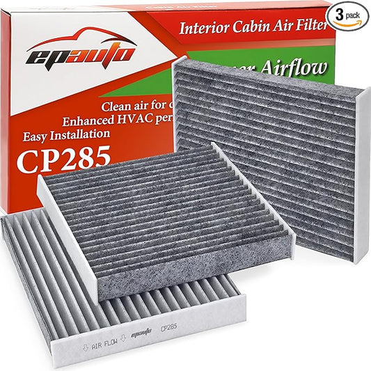 EPAuto CP285 (CF10285) Replacement Cabin Air Filter, 3 Packs