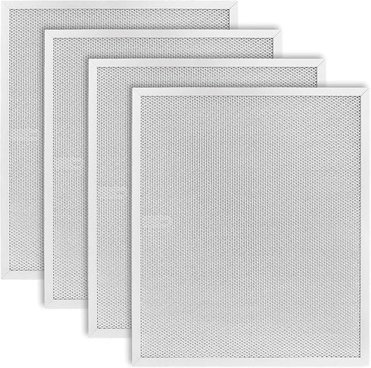 Upgraded 4 Pack BPS1FA30 Range Hood Filter 11-3/4" x 14-1/4" x 3/8" Replacement for Broan & Nutone Allure Series, Aluminum Mesh Grease Filter, Replaces 99010299 S99010299 S99010305