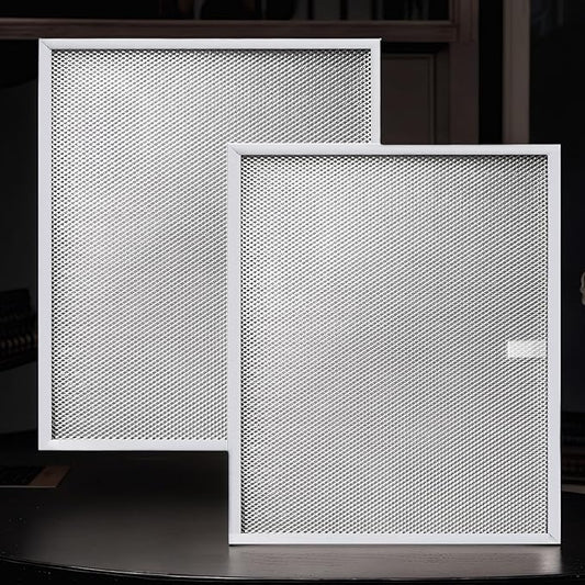 Upgraded BPS1FA30 Range Hood Filter 11-3/4" x 14-1/4", Exact Fit for Broan QS1, WS1, QS2 & Nutone 30" Hoods, 5-Layer Aluminum Grease Filter, Dishwasher Safe, Replaces 99010299, 99010305 (2 Pack)